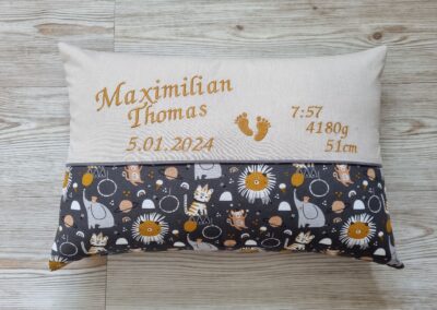 Geburtskissen mit Echtmaßen