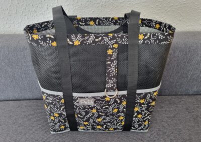 genähte Gittertasche