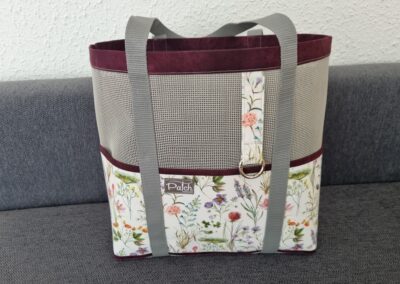 genähte Gittertasche