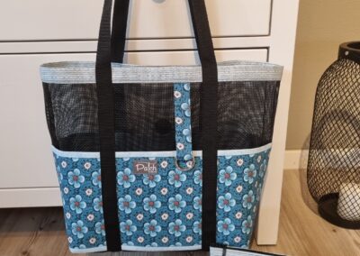 genähte Gittertasche