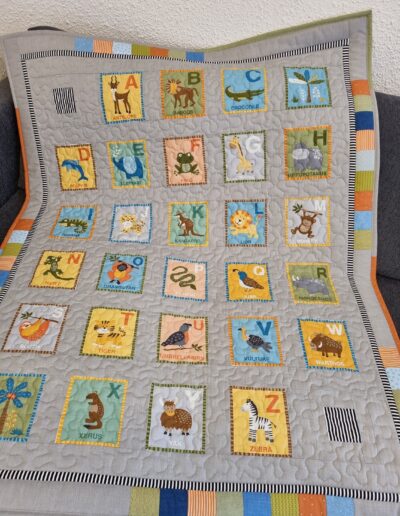 genähte Krabbeldecke