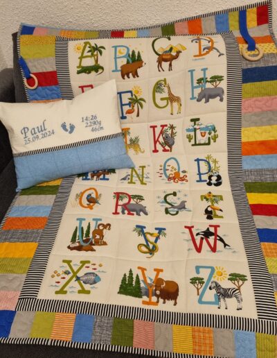 genähte Krabbeldecke