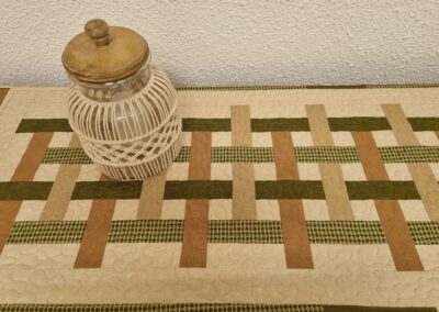 genähter Tischläufer