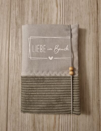 genähte Mutter-Kind Pass Hülle