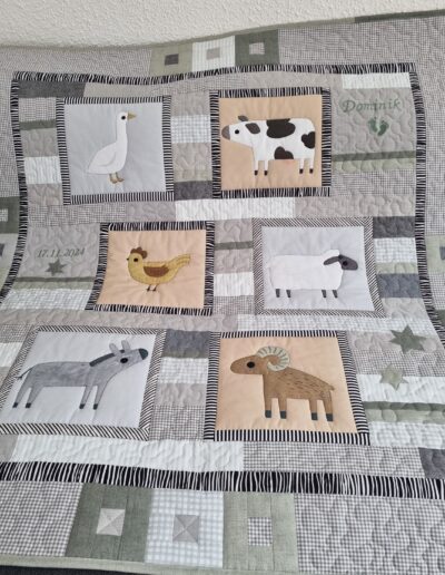 genähte Krabbeldecke