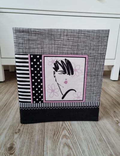 genähte Hülle für Ringmappe