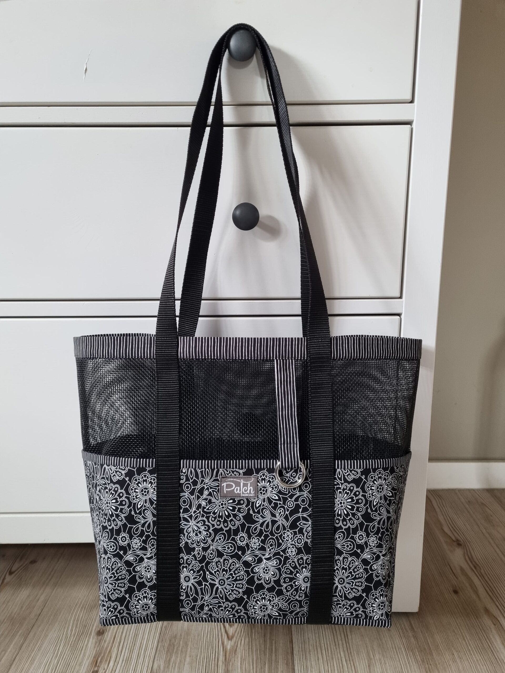 genähte Gittertasche genähte Gittertasche