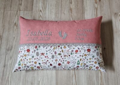 Geburtskissen mit Echtmaßen