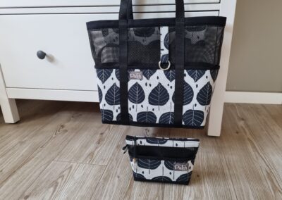 genähte Gittertasche