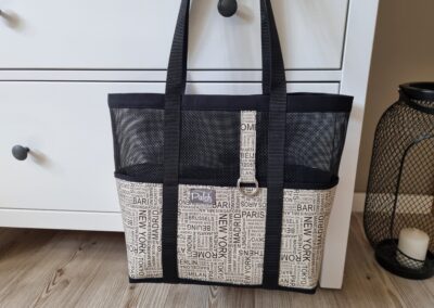 genähte Gittertasche